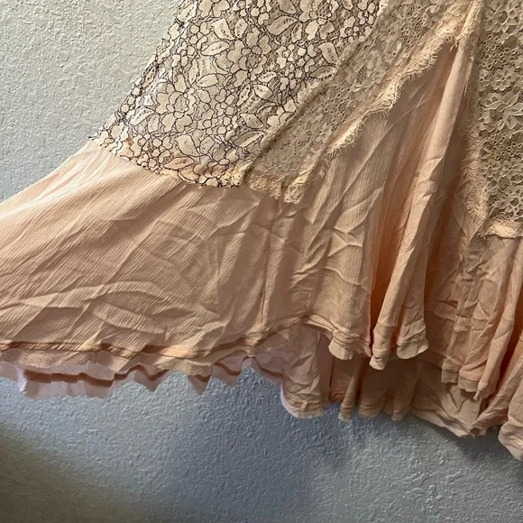 Free People Tell Tale Cutout Lace Tunic/mini dress - Picture 6 of 13